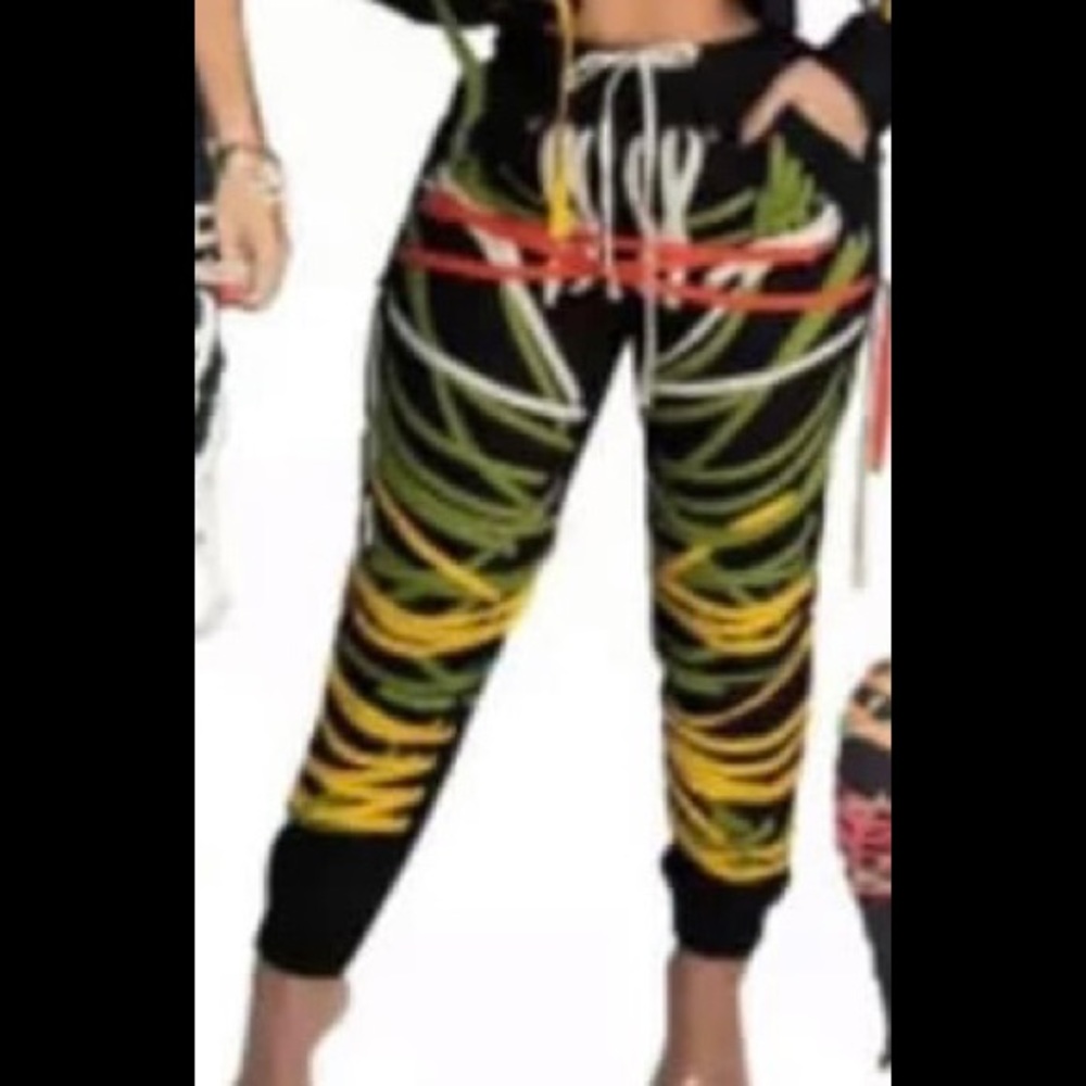 Shoestring High Waist Joggers